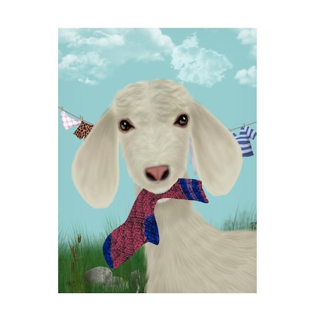 Fab Funky 'Goat Sock Lunch' Canvas Art, 24x32